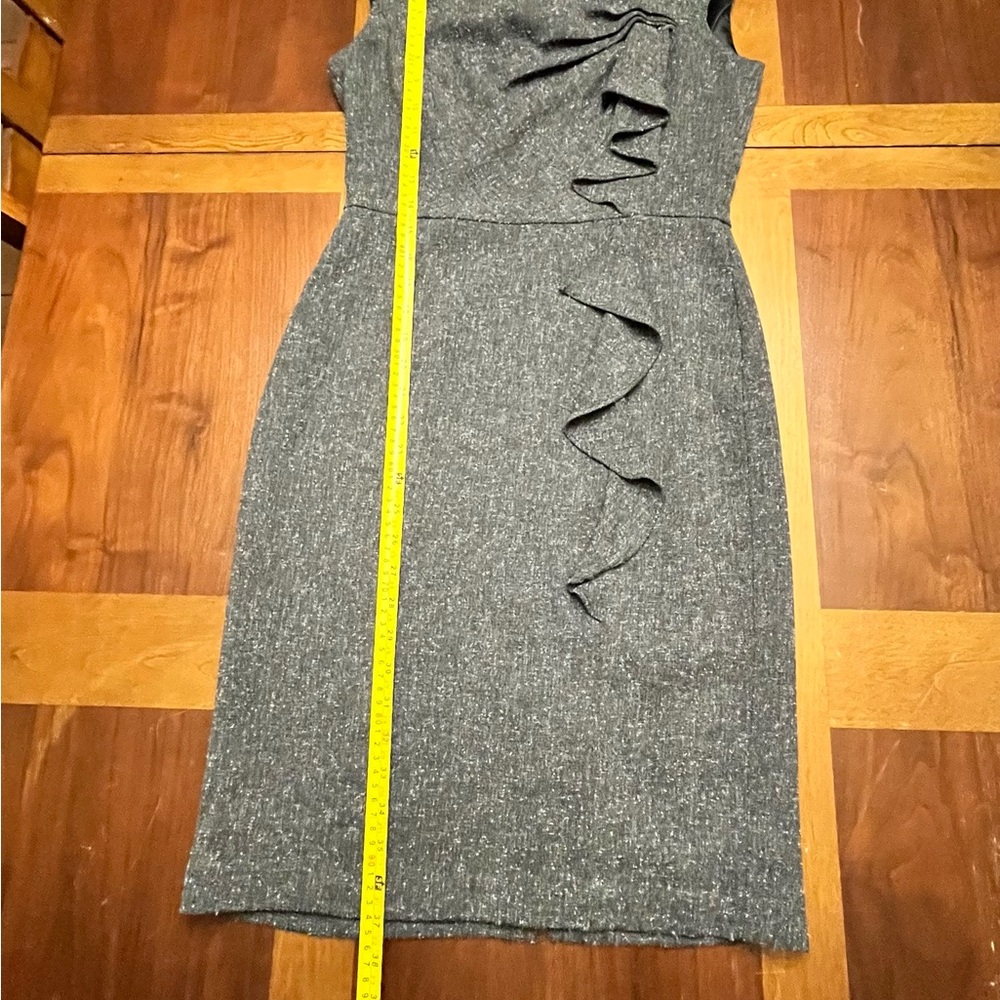 White House Black Market Dark Gray Sheath Dress Size 2 - Picture 10 of 10